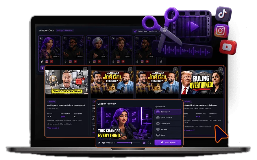 PodShorts publishing and tracking workflow